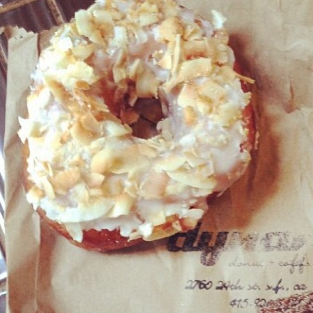 Coconut Donut from Dynamo Donut & Coffee on #foodmento http://foodmento.com/dish/9733