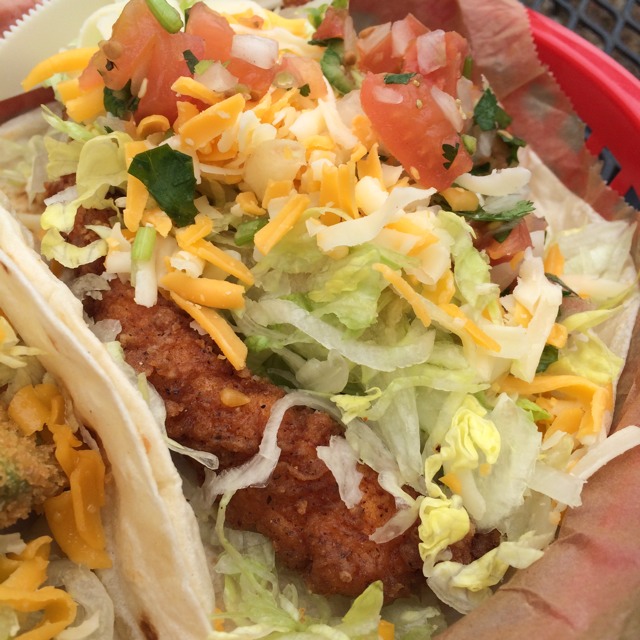 Trailer Park Taco (Fried Chicken, Green Chilies Lettuce...) at Torchy's Tacos on #foodmento http://foodmento.com/place/2638
