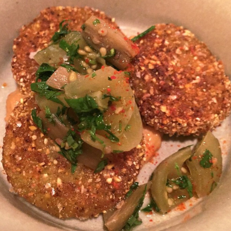 Fried Green Tomatoes at State Bird Provisions on #foodmento http://foodmento.com/place/2579