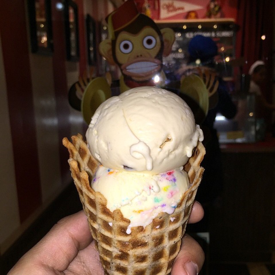 Maple Bacon Walnut Ice Cream Cone from OddFellows Ice Cream (CLOSED) on #foodmento http://foodmento.com/dish/20207