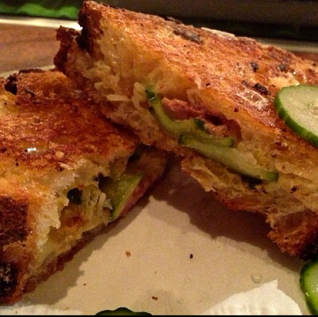 Foie Gras & Smoked Cheddar Grilled Cheese at Chez Sardine on #foodmento http://foodmento.com/place/1148