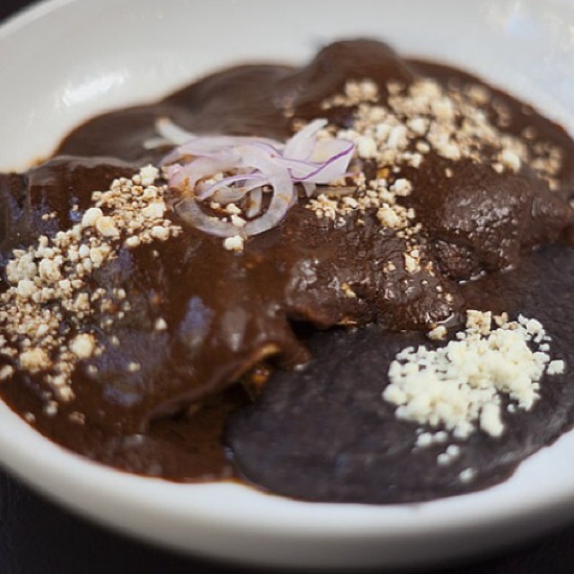 Duck with Tortillas Dipped in Mole Sauce at Hecho en Dumbo (CLOSED) on #foodmento http://foodmento.com/place/1292