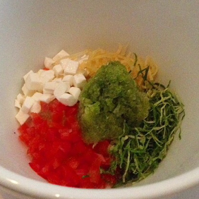 Bibim Caprese Salad at Jungsik on #foodmento http://foodmento.com/place/1296