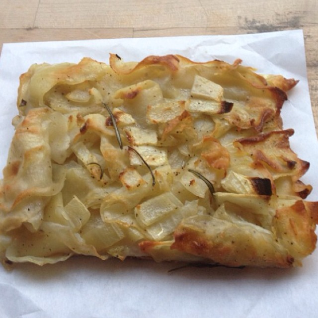 Pizza Patate (Potato) at Sullivan Street Bakery on #foodmento http://foodmento.com/place/2816