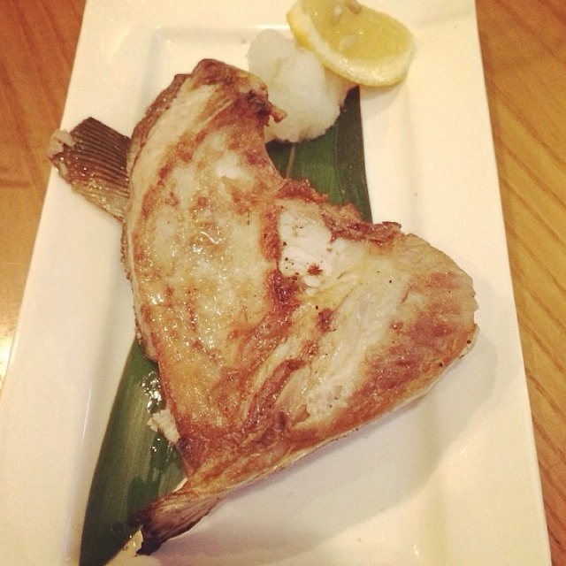 Hamachi Kama (Grilled Yellowtail Collar) at Sake Bar Hagi on #foodmento http://foodmento.com/place/2847