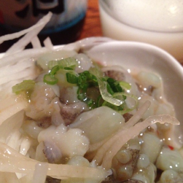 Takowasa (Wasabi Octopus) at Sake Bar Hagi on #foodmento http://foodmento.com/place/2847
