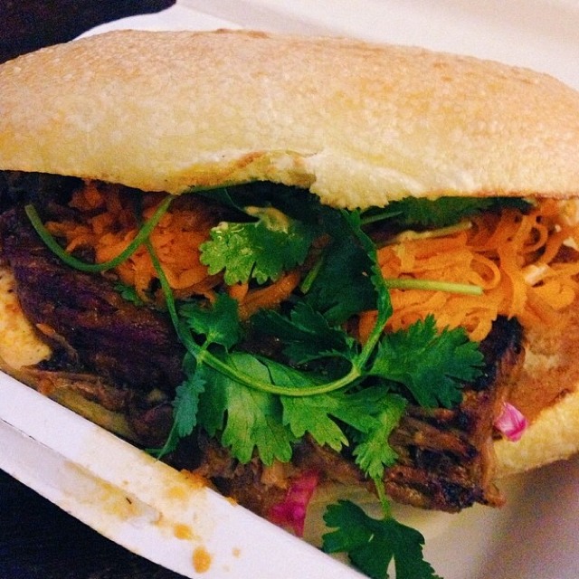 Ginger Barbecue Brisket Sandwich at Num Pang Sandwich Shop on #foodmento http://foodmento.com/place/2880