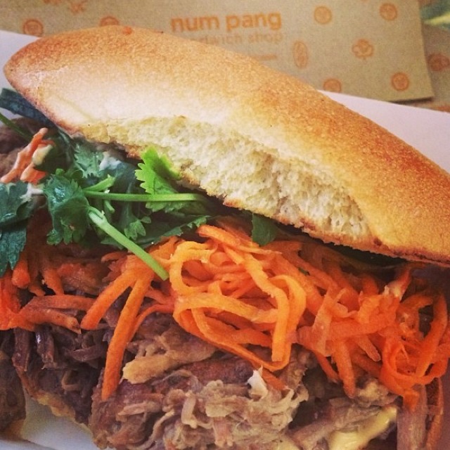 Pulled Duroc Pork Sandwich from Num Pang Sandwich Shop on #foodmento http://foodmento.com/dish/11256