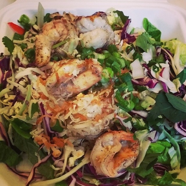 Coconut Tiger Shrimp Salad from Num Pang Sandwich Shop on #foodmento http://foodmento.com/dish/11275