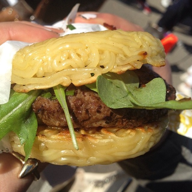 Ramen Burger @ Ramen Burger from Smorgasburg (CLOSED) on #foodmento http://foodmento.com/dish/11849