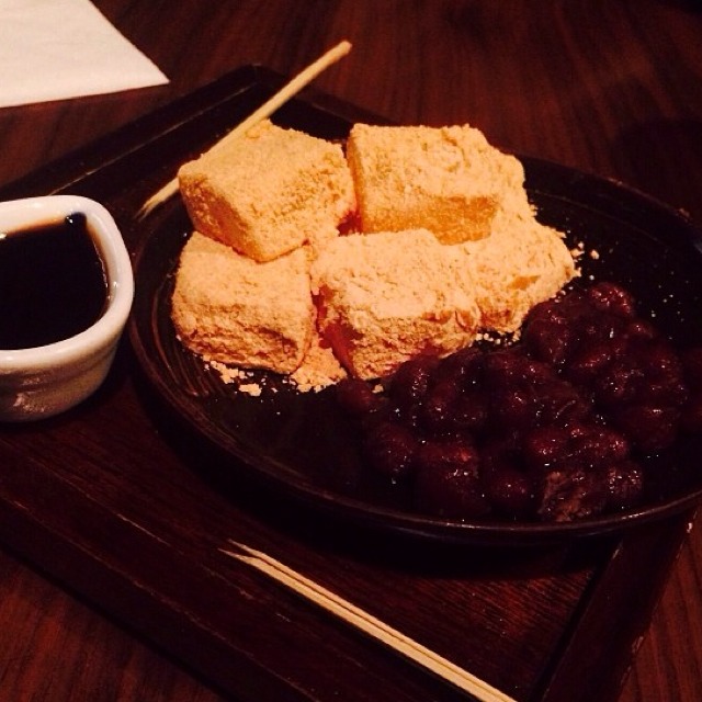 Warabi Mochi & Red Beans from Ootoya on #foodmento http://foodmento.com/dish/11910