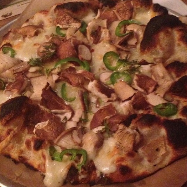 Shiitake Pizza (Caramelized Onion Walnut Purée...) from Co. (CLOSED) on #foodmento http://foodmento.com/dish/12043