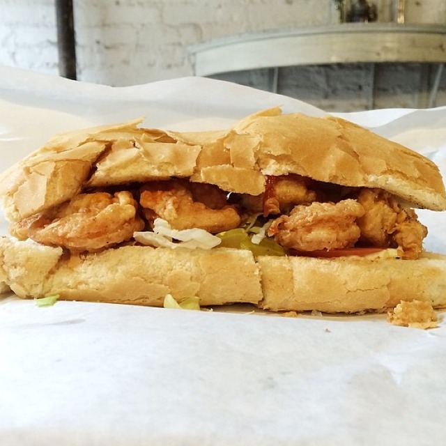 Shrimp Po Boy at Cheeky Sandwiches on #foodmento http://foodmento.com/place/3048