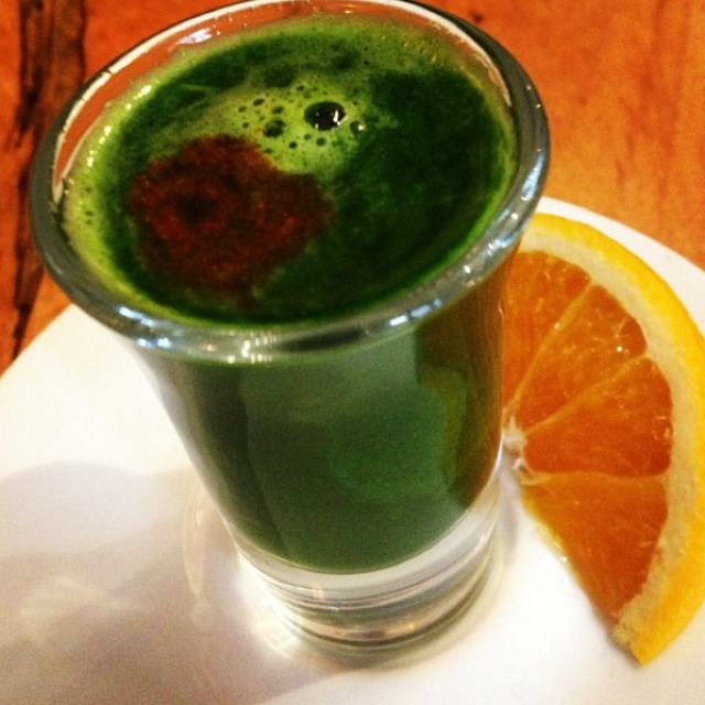 Cayenne, Ginger, Wheatgrass at Pause Cafe on #foodmento http://foodmento.com/place/3061