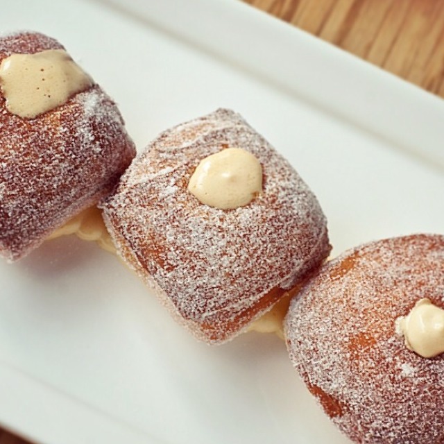 Fresh Doughnuts (Salted Caramel Custard) at Colonie on #foodmento http://foodmento.com/place/3153