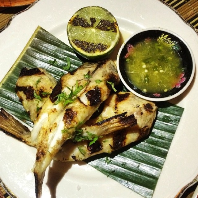 Pak Pau (Grilled Blowfish Tails) from Uncle Boons (CLOSED) on #foodmento http://foodmento.com/dish/14611