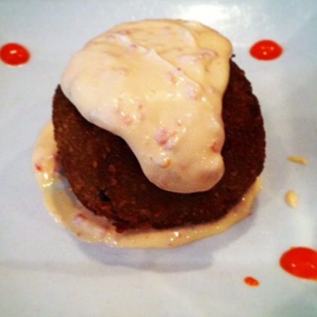 Black Eyed Pea Cake from Blossom Restaurant (CLOSED) on #foodmento http://foodmento.com/dish/12944
