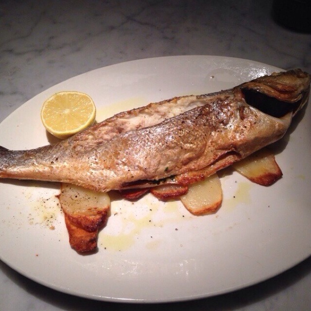 Grilled Branzino (Whole Fish) from Il Pesce @ Eataly on #foodmento http://foodmento.com/dish/9977