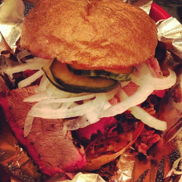 Brisket Sandwich from Delaney Barbecue: BrisketTown on #foodmento http://foodmento.com/dish/14888