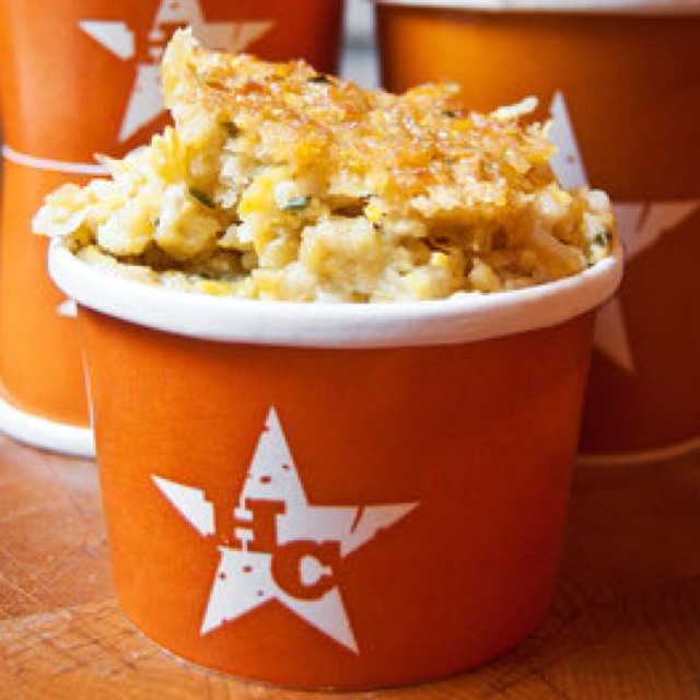 White Shoepeg Corn Pudding from Hill Country Barbecue Market on #foodmento http://foodmento.com/dish/3475