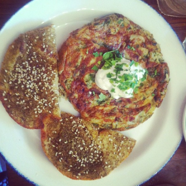 Israeli Omelette from Mimi's Hummus on #foodmento http://foodmento.com/dish/17237