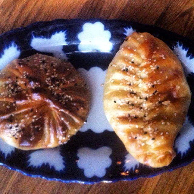 Bichaki (Stuffed Pastry) from Uma's on #foodmento http://foodmento.com/dish/17314
