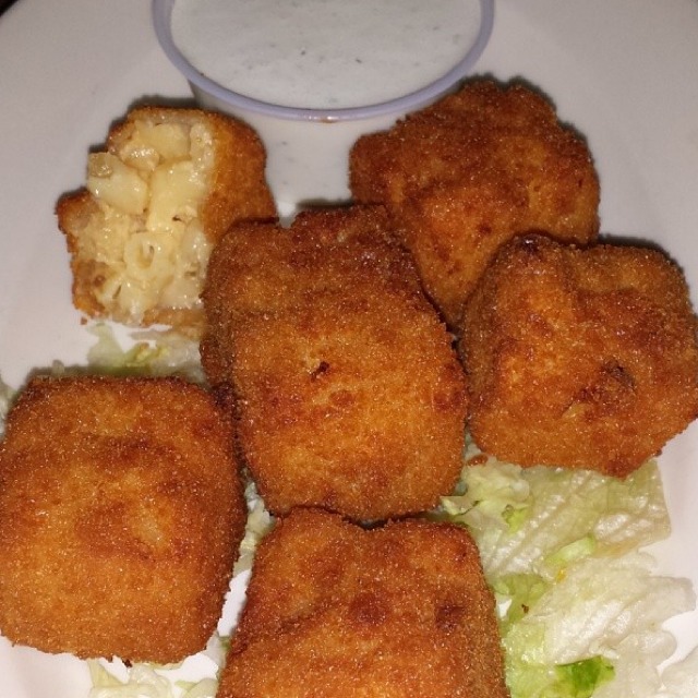 Deep Fried Mac and Cheese - Appetizers​ at The Dram Shop on #foodmento http://foodmento.com/place/4262