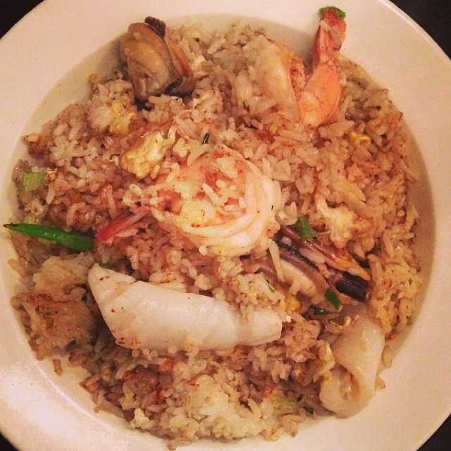 Seafood Fried Rice  at Larb Ubol (CLOSED) on #foodmento http://foodmento.com/place/4335