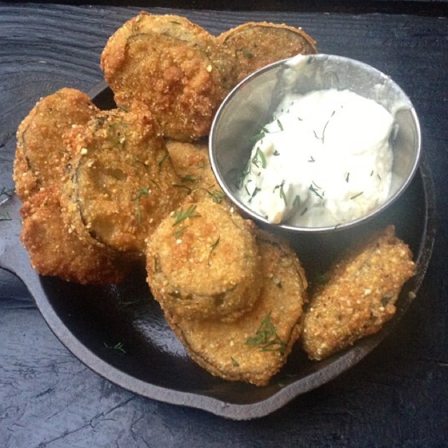 Fried Pickles from The Pickle Shack (CLOSED) on #foodmento http://foodmento.com/dish/17813