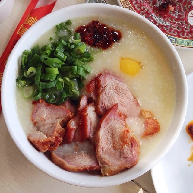 Congee with Char Siu, Tea Egg at Blackbrick Chinese on #foodmento http://foodmento.com/place/4376