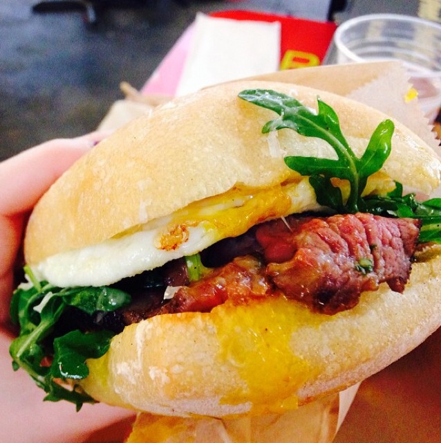 Gaucho Burger (Wagyu, Medium Egg) at Eggslut at Grand Central Market on #foodmento http://foodmento.com/place/4443