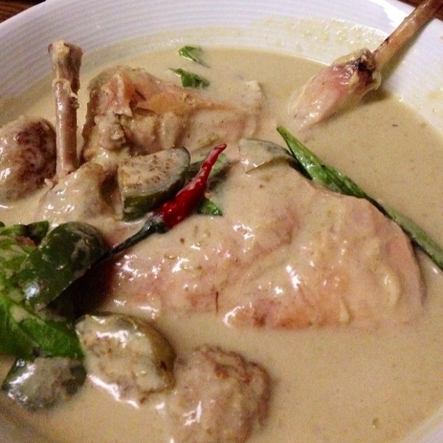 Khun Yai's Green Curry with Rabbit - Curries​ at Kin Khao on #foodmento http://foodmento.com/place/4453