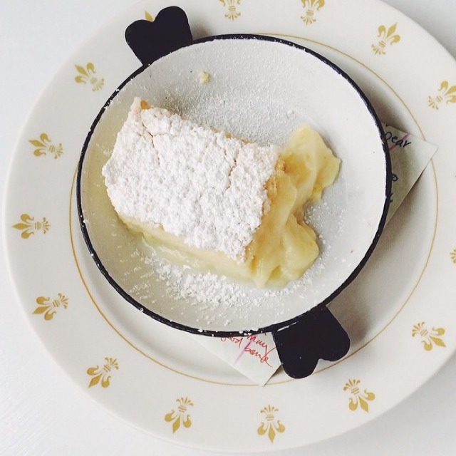 Lemon Soufflé Pudding Cake at MÅURICE on #foodmento http://foodmento.com/place/4491
