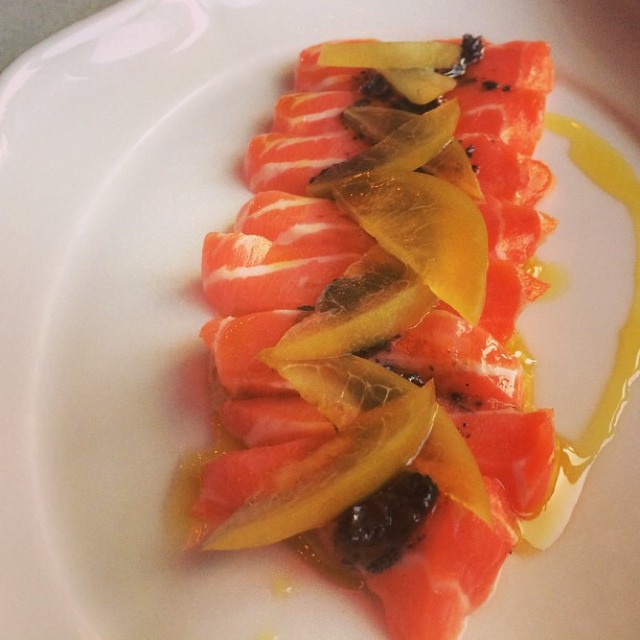 Salmon Belly Crudo at Nico Osteria on #foodmento http://foodmento.com/place/4497
