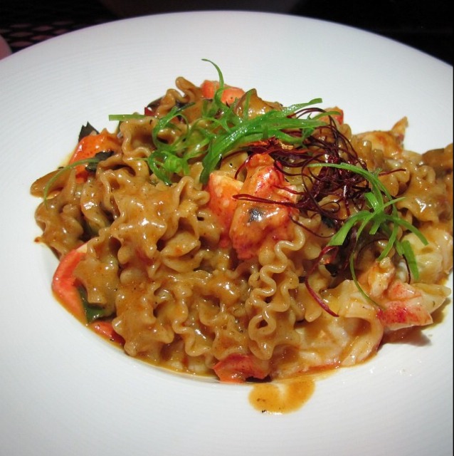 Lobster Fra Diavolo Mafalde (Shishito Peppers, Eggplant) at Ribelle on #foodmento http://foodmento.com/place/4586