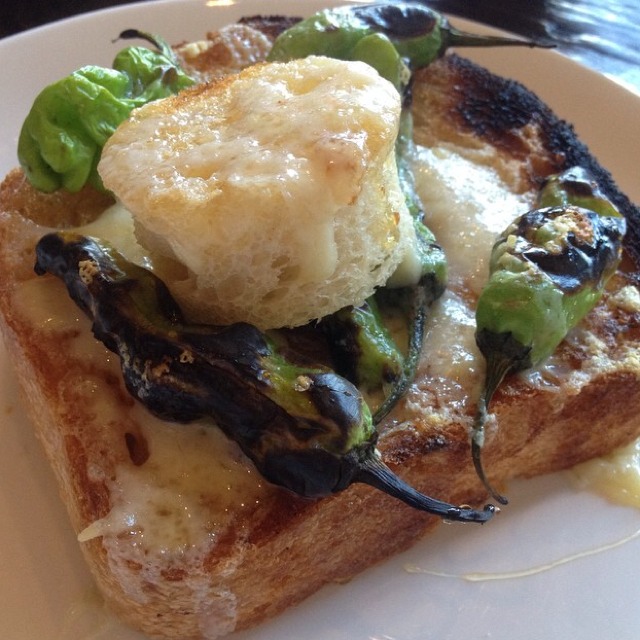 Truffle Egg Toast, Fontina, Shishito Peppers at Ribelle on #foodmento http://foodmento.com/place/4586