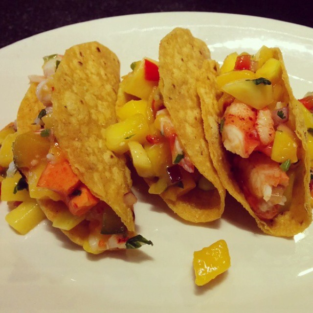 Spicy Lobster Tacos at Row 34 on #foodmento http://foodmento.com/place/4587