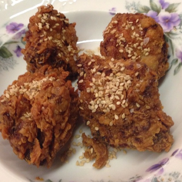 Pickle-brined Fried Chicken at Rose's Luxury on #foodmento http://foodmento.com/place/4588