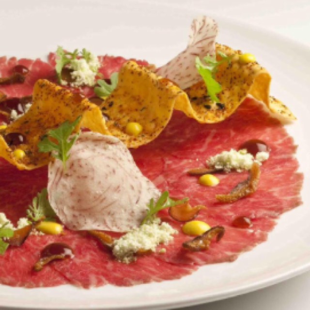 Wagyu Beef Carpaccio at Aureole on #foodmento http://foodmento.com/place/4614