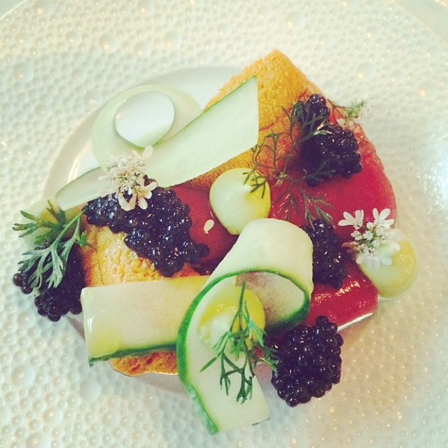 Caviar, Sea Urchin, Tuna from Caviar Russe on #foodmento http://foodmento.com/dish/18735