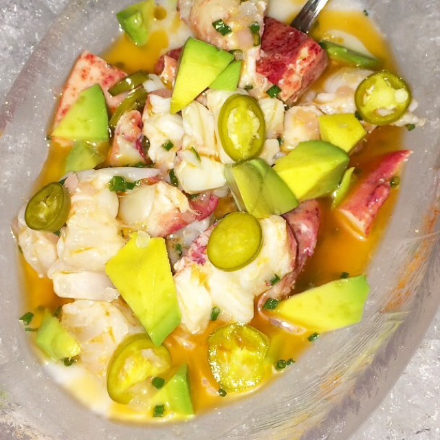 Lobster, Coconut, Avocado Ceviche at ZZ's Clam Bar on #foodmento http://foodmento.com/place/4635