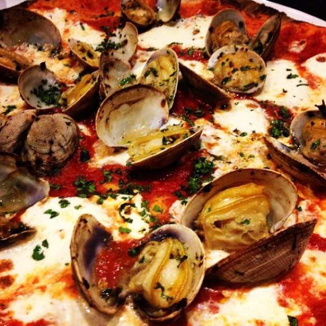Clam Pizza at Basil Brick Oven Pizza on #foodmento http://foodmento.com/place/4640