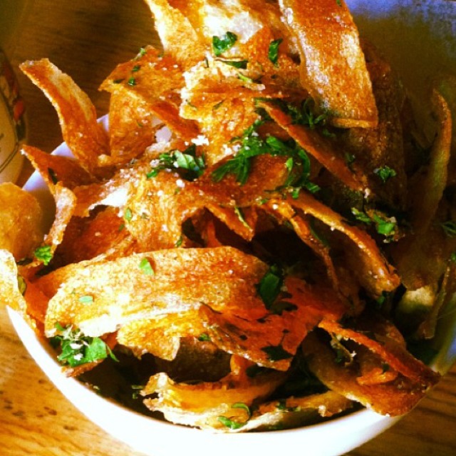 Crispy Potato Skins and Basil at Dear Bushwick on #foodmento http://foodmento.com/place/4673