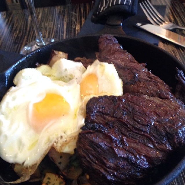 Steak and Eggs at Elberta Restaurant and Bar on #foodmento http://foodmento.com/place/4676