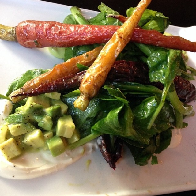 Farmer's Salad (Roasted Carrots and Avocado) at Elberta Restaurant and Bar on #foodmento http://foodmento.com/place/4676