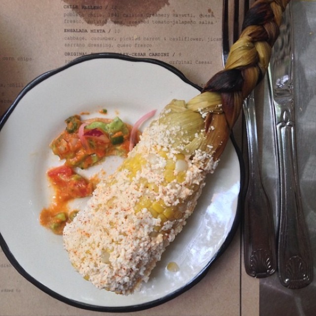 Elote (Corn) at Gran Eléctrica on #foodmento http://foodmento.com/place/4681