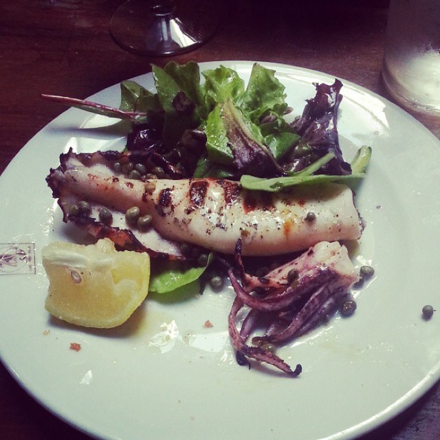 Grilled Calamari at Zero Otto Nove on #foodmento http://foodmento.com/place/4781