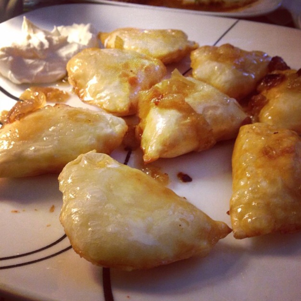 Pierogies (Potato & Cheese) from Lomzynianka (CLOSED) on #foodmento http://foodmento.com/dish/20951