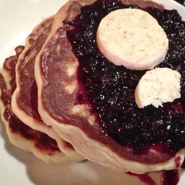 Buttermilk Pancakes with Marmalade and Pecan Butter at Char No. 4 on #foodmento http://foodmento.com/place/831