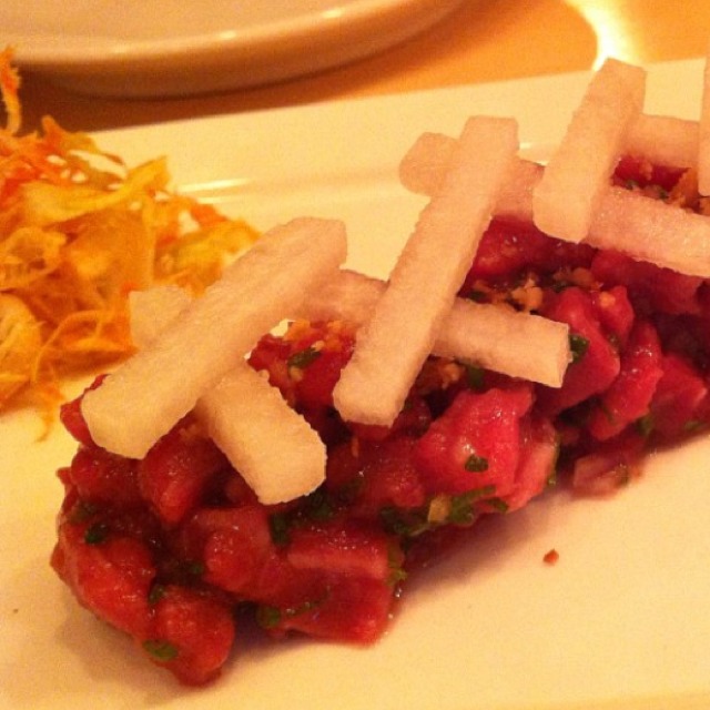 Steak Tartare from Danji on #foodmento http://foodmento.com/dish/3270